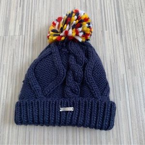 Chaos Beanie Style Fleece Lined Hat in Navy Blue. OS (2-4 year old) NWOT